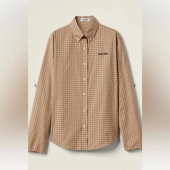 Miu miu Checked Shirt - Picture 1 of 6